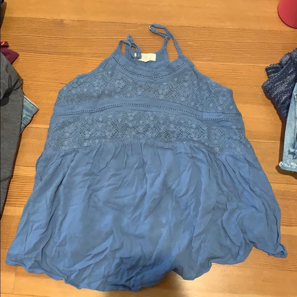 blue blouse
